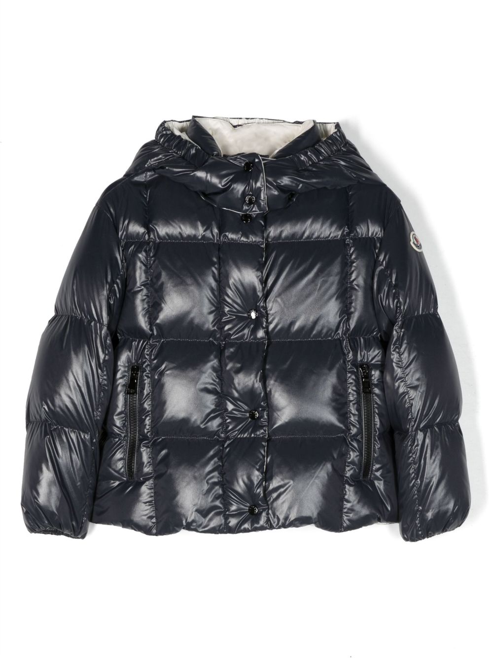 Moncler Enfant Parana 羽绒填充夹克 - 蓝色