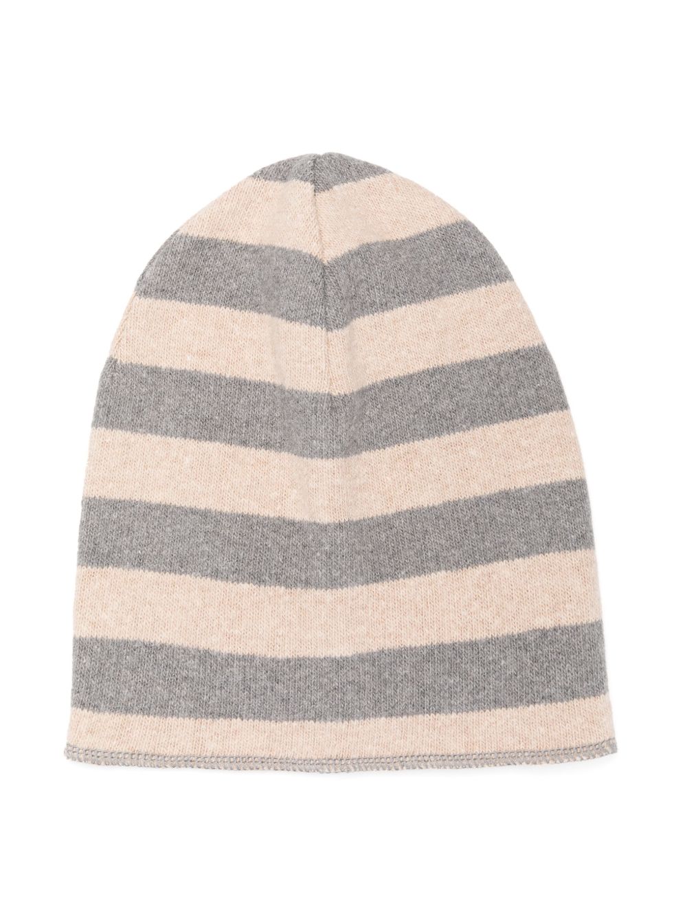 Zhoe & Tobiah striped fine-knit beanie - 中性色