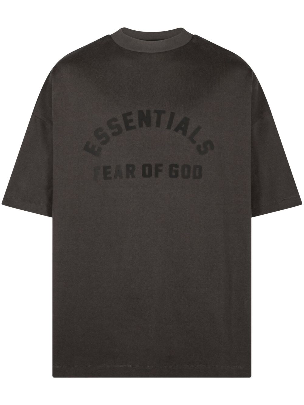 FEAR OF GOD ESSENTIALS logo印花T恤 - 褐色