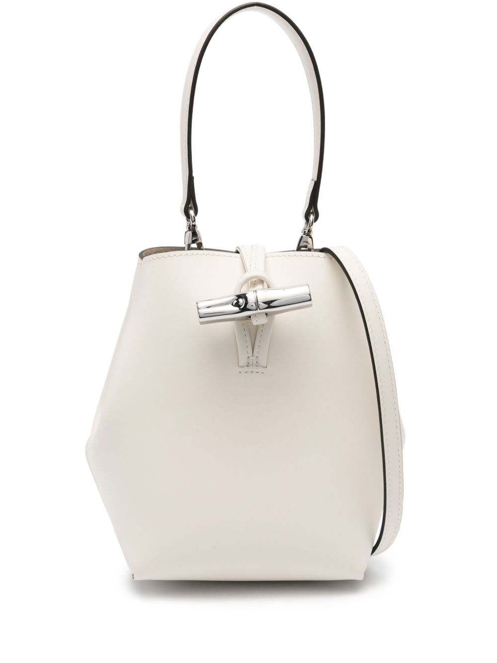 Longchamp Le Roseau 迷你水桶包 - 白色
