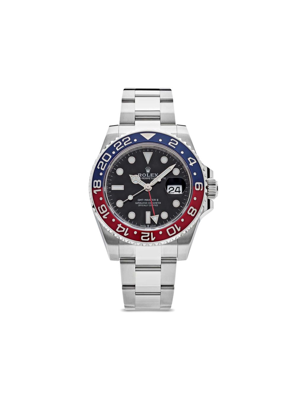 Rolex GMT-Master II Pepsi 40毫米腕表（2023年典藏款，未经使用） - 黑色