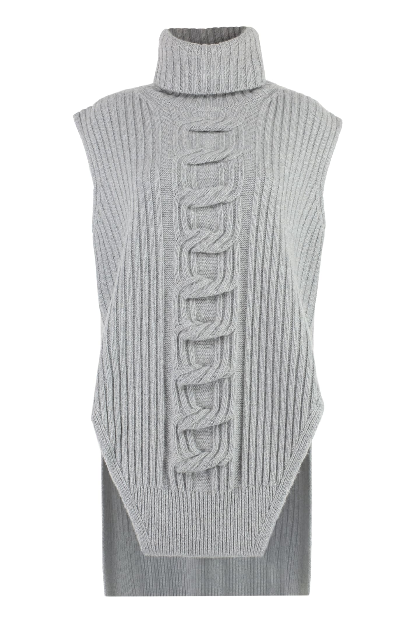 Stella McCartney Cable Knit Sleeveless Sweater
