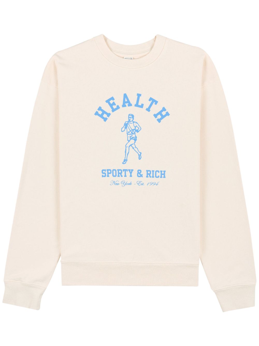 Sporty & Rich NY Running Club 棉卫衣 - 中性色