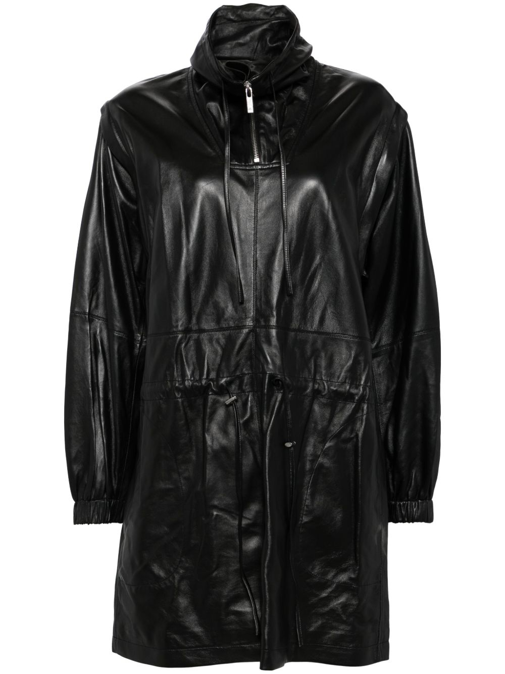 Helmut Lang 皮质三角形衬料连衣裙 - 黑色
