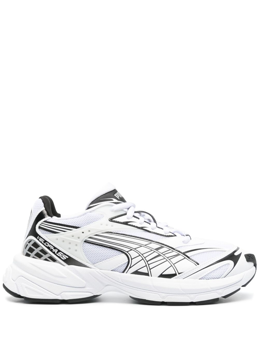 PUMA Velophasis 拼接运动鞋 - 白色