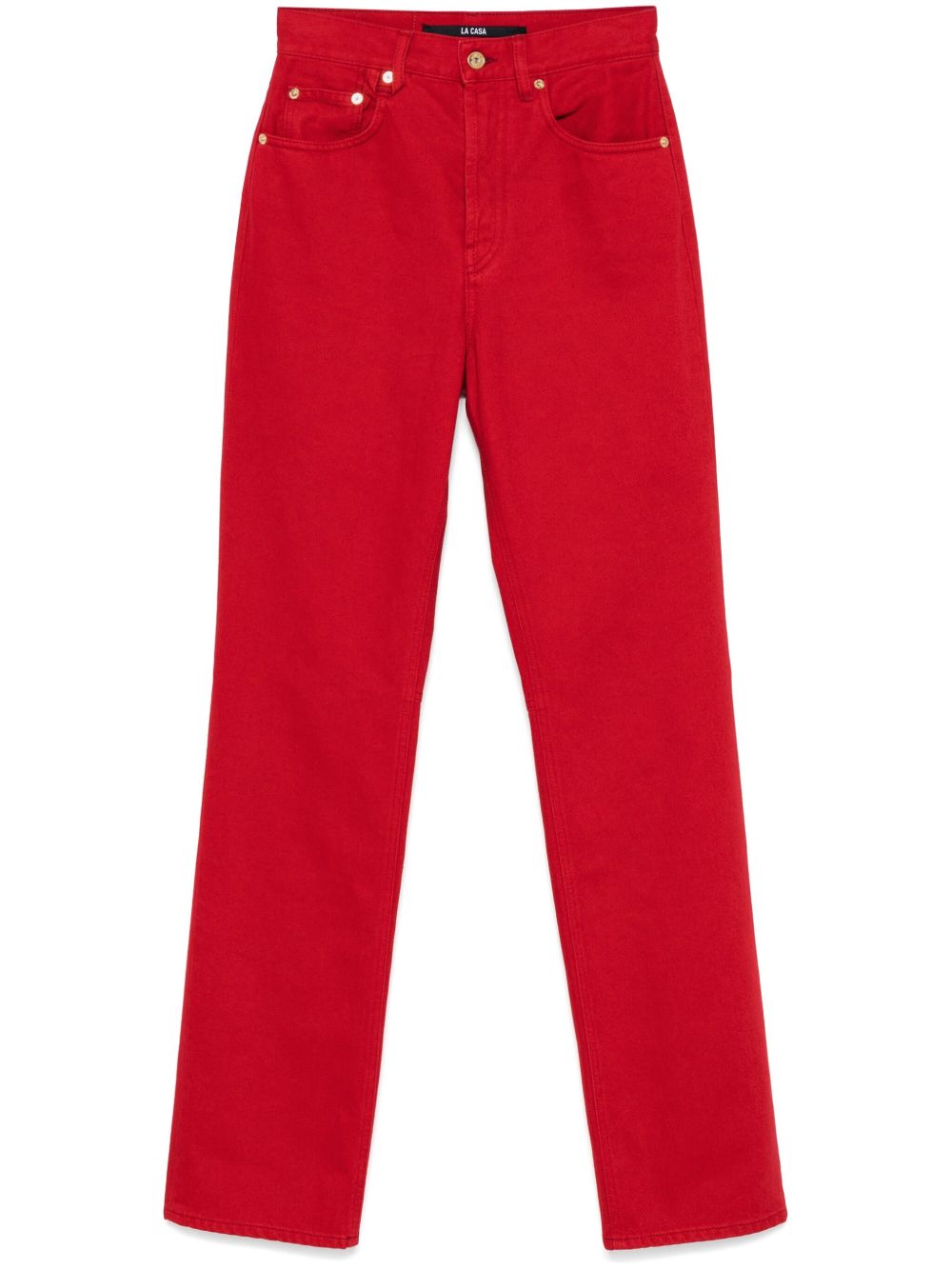 Jacquemus Le de-Nimes Droit 牛仔裤 - 红色