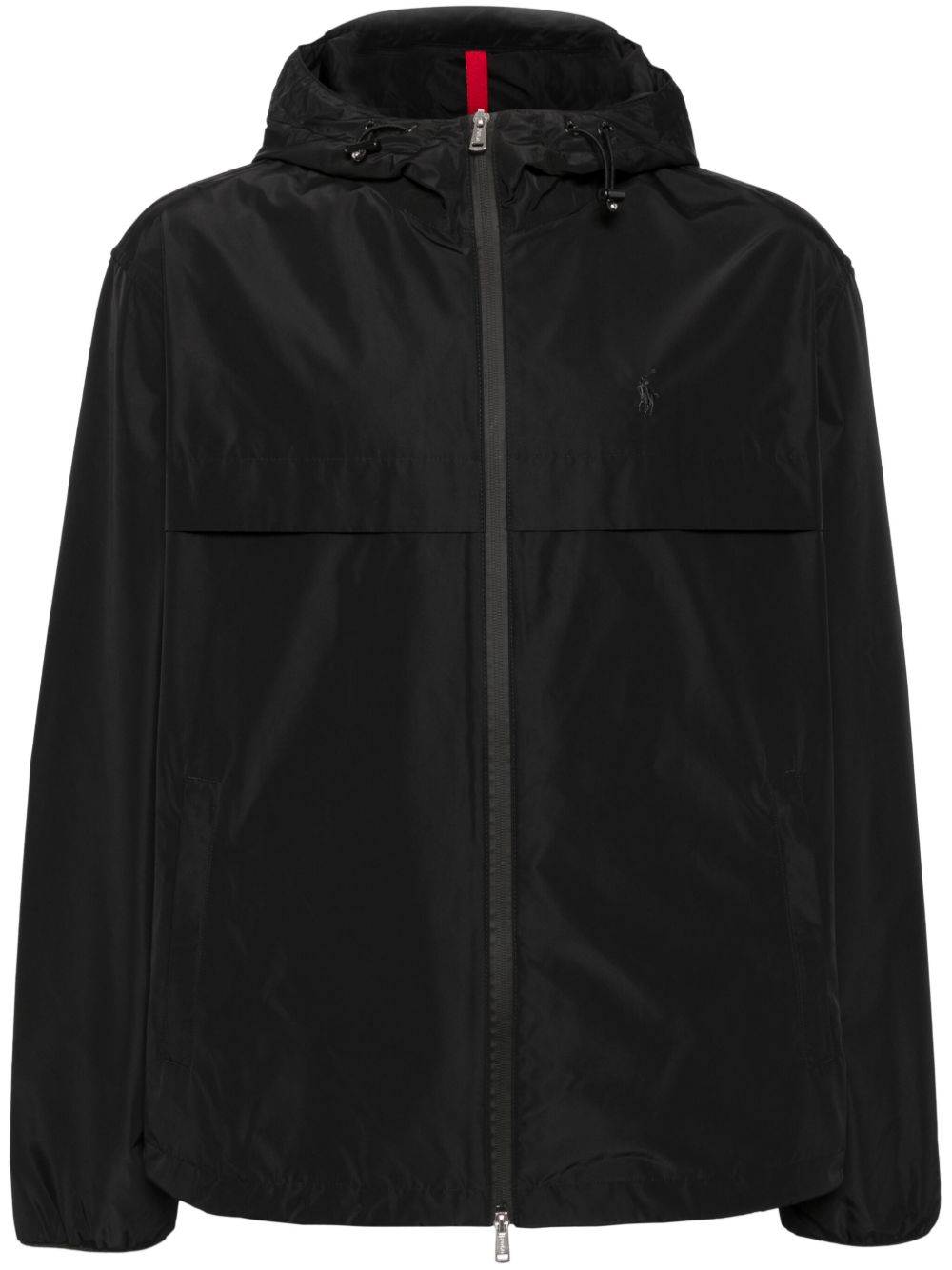 Polo Ralph Lauren 衬里连帽防风衣 - 黑色