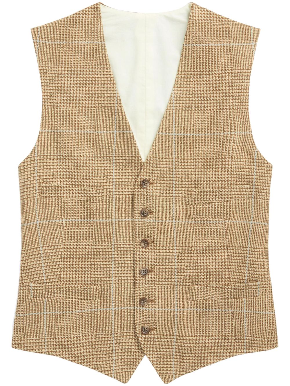 Polo Ralph Lauren Glenplaid 格纹西式马甲 - 中性色