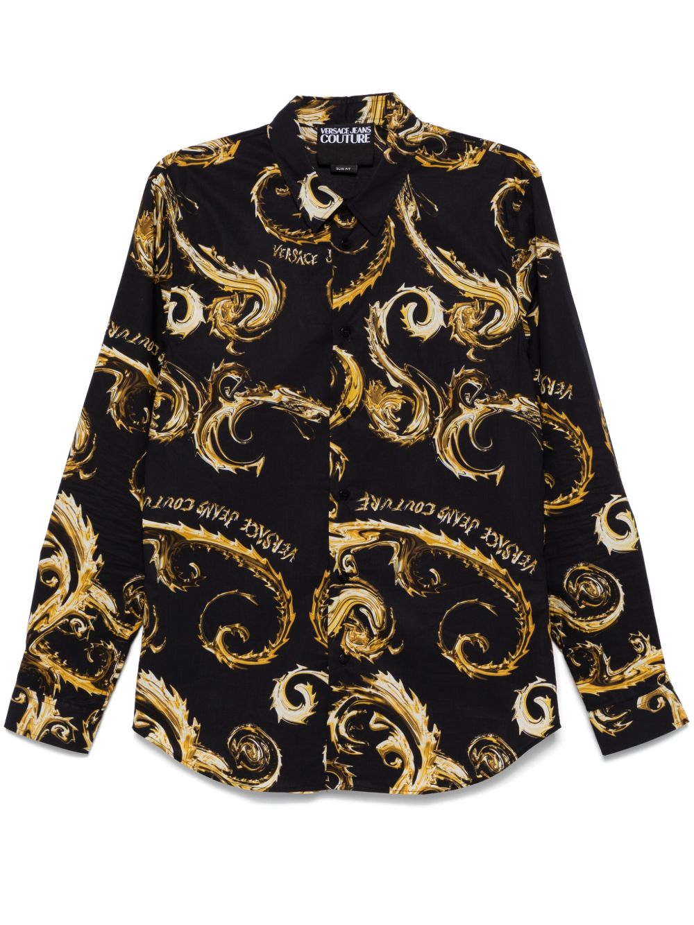 Versace Jeans Couture Chromo Couture 衬衫 - 黑色