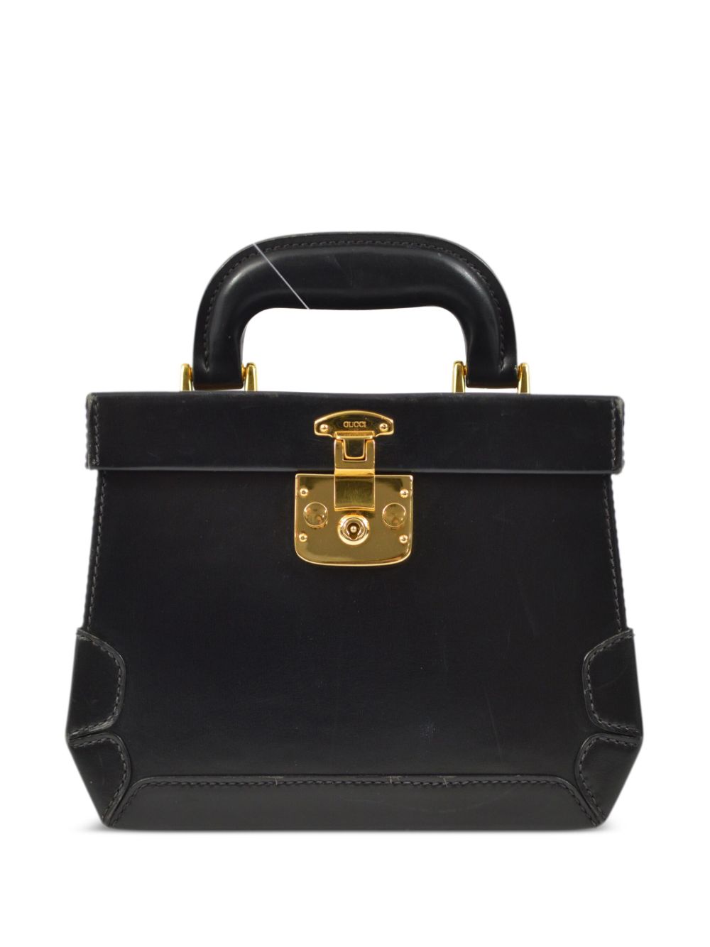 Gucci Pre-Owned Lady Lock 托特包（1990-2000年代典藏款） - 黑色