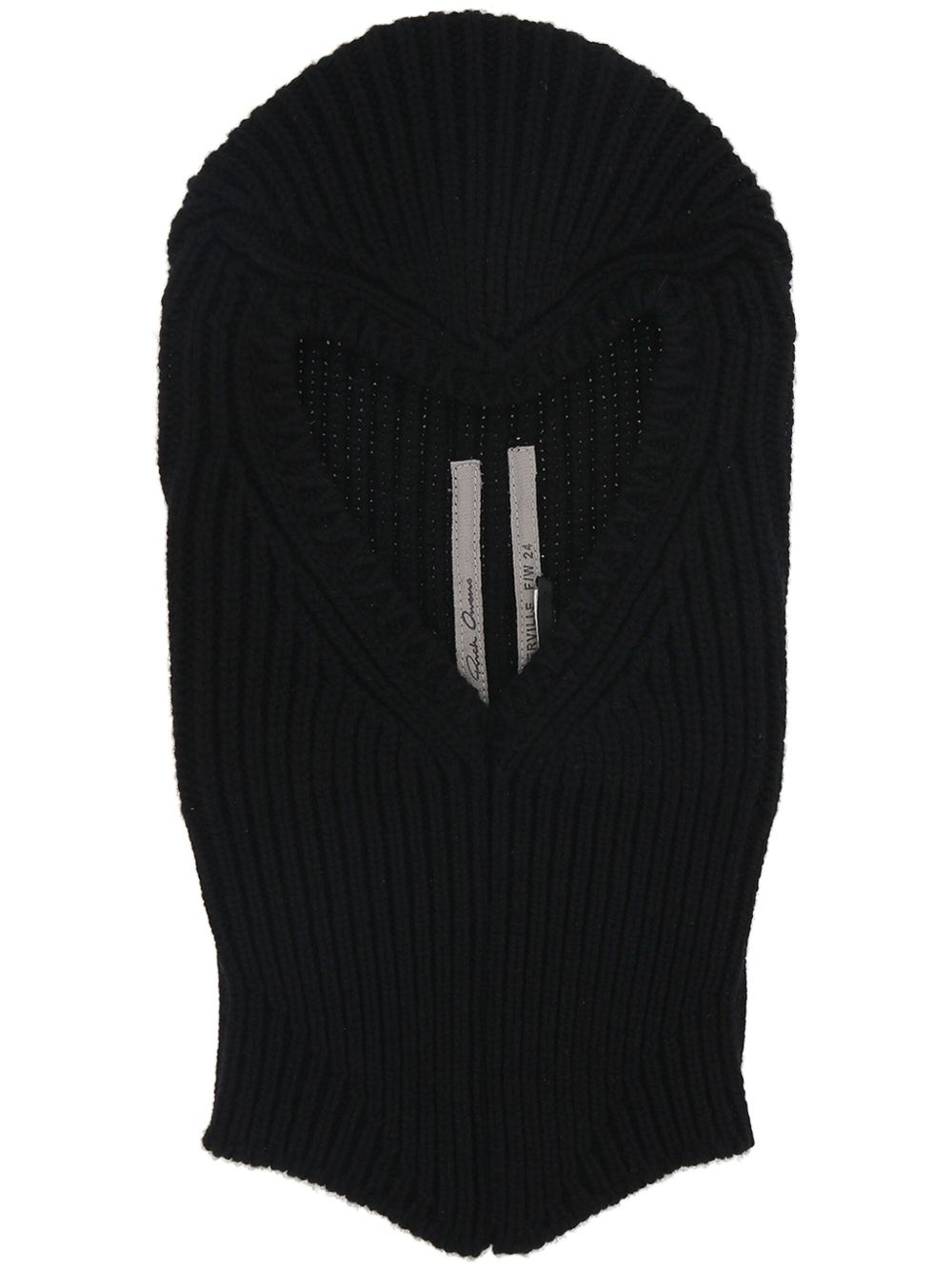 Rick Owens 环保再生羊绒羊毛巴拉克拉瓦帽 - 黑色