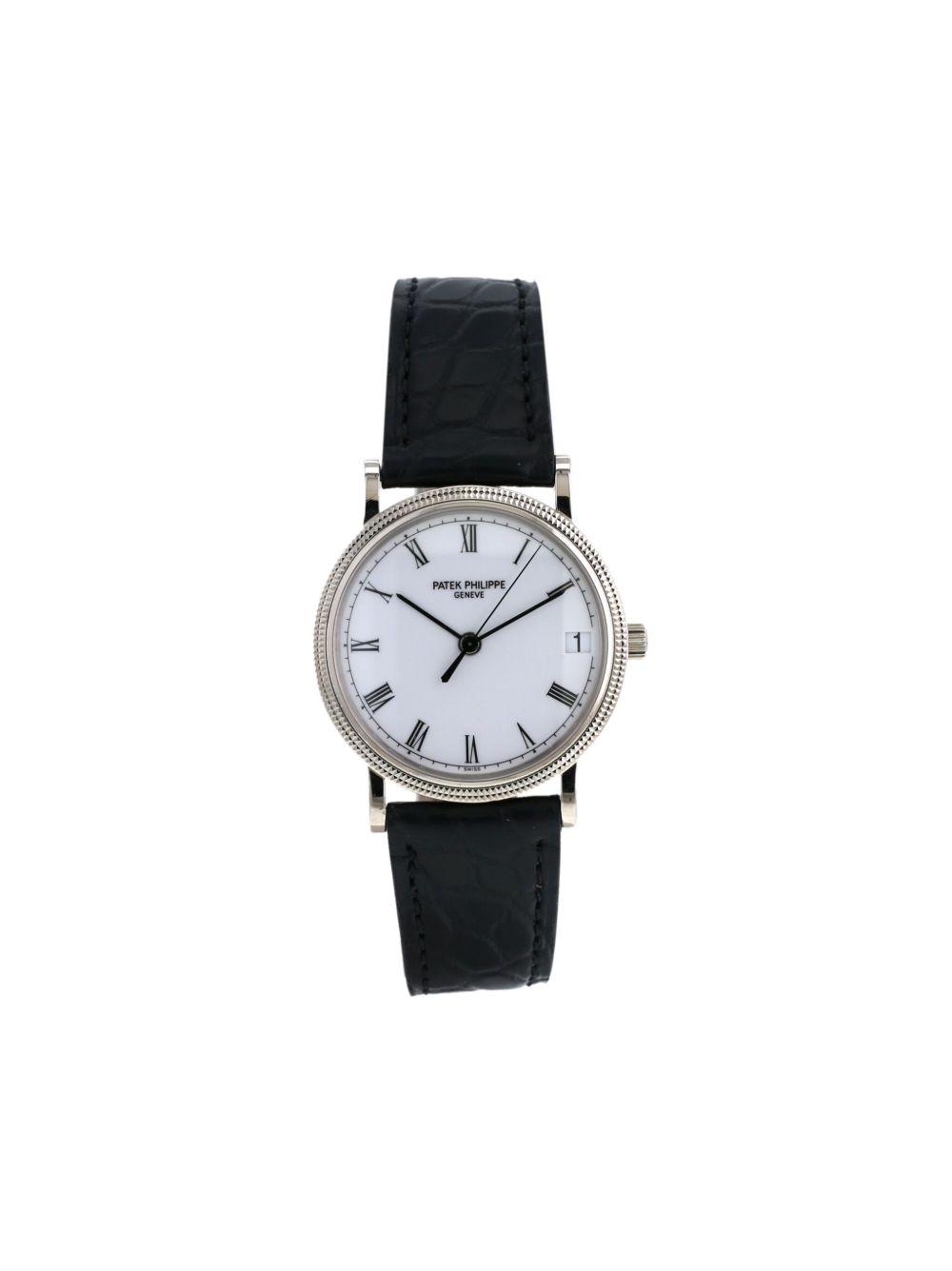 Patek Philippe Calatrava Clous De Paris 33毫米腕表（2000年典藏款） - 白色