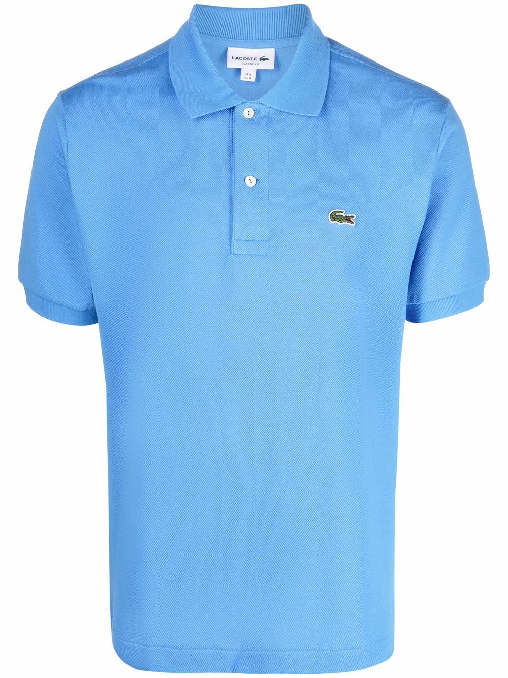 Lacoste 标贴棉质polo衫 - 蓝色