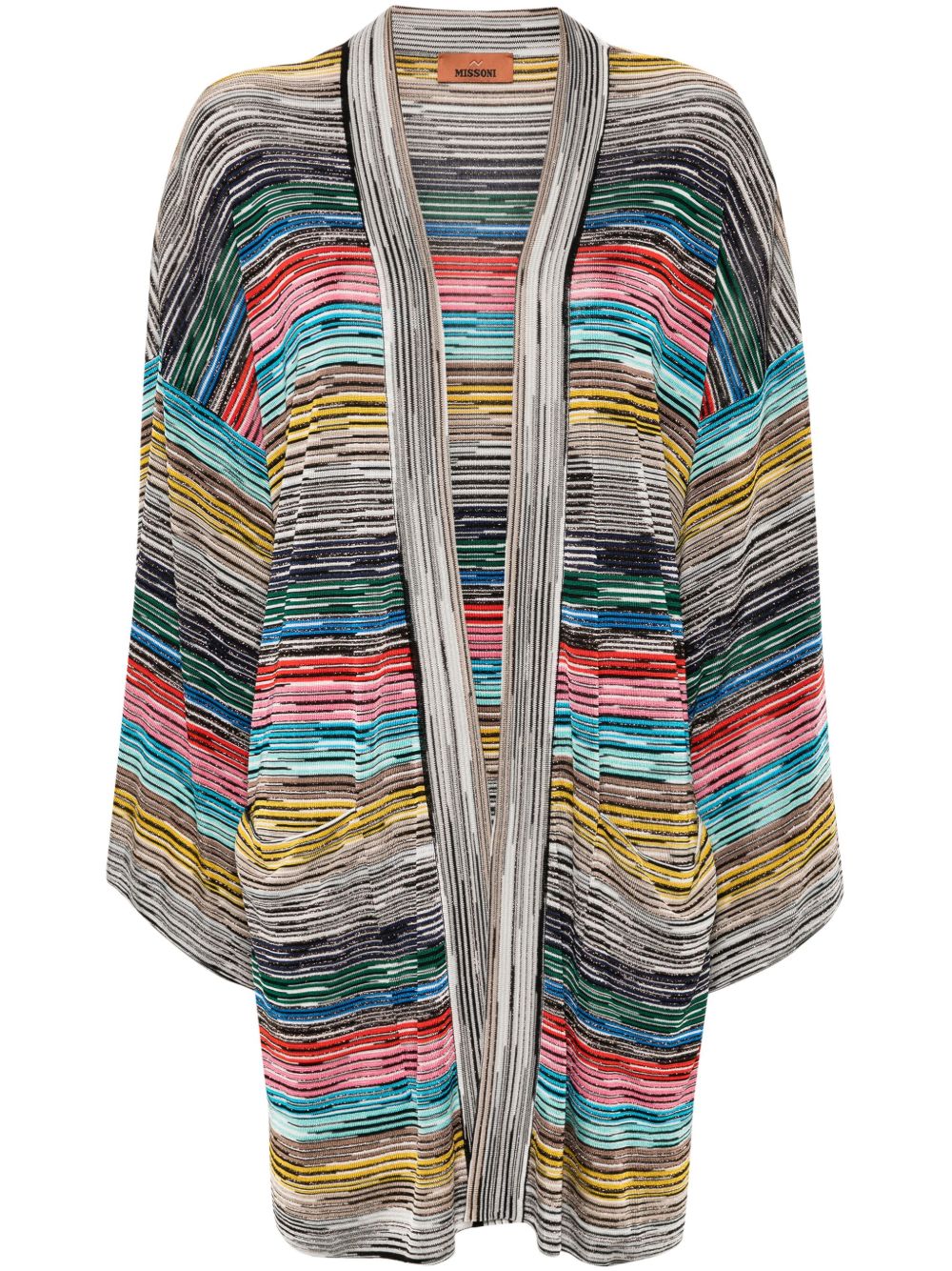 Missoni Z字形图案编织开衫 - 粉色