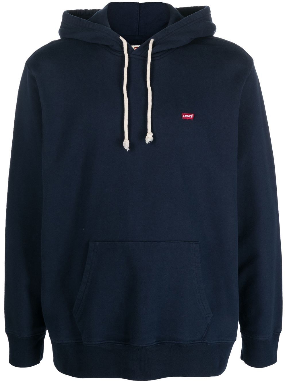 Levi's 标贴长袖连帽衫 - 蓝色