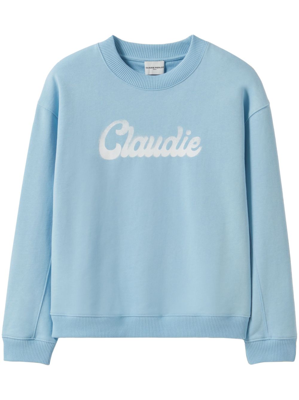 Claudie Pierlot logo印花卫衣 - 蓝色