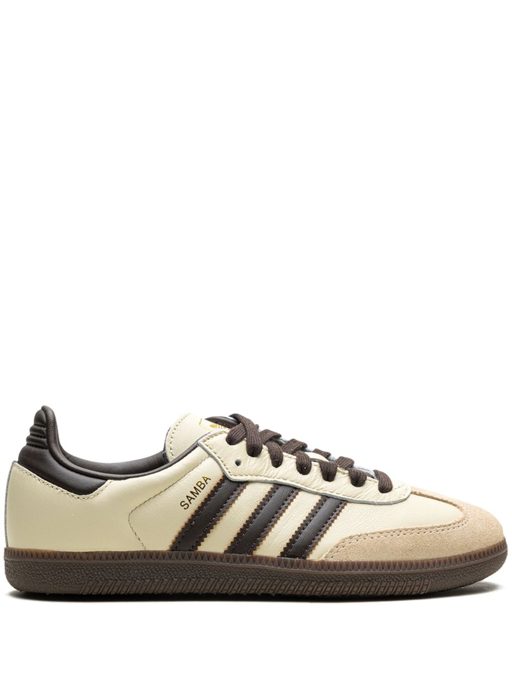 adidas Samba OG Cream White/Dark Brown 运动鞋 - 中性色