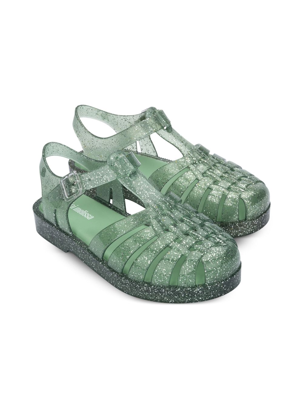 Mini Melissa Mini Possession 凉鞋 - 绿色