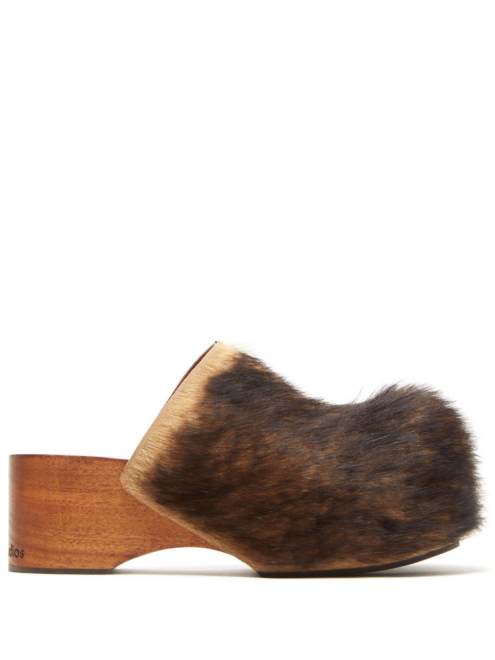 Acne Studios 木质凉鞋 - 褐色