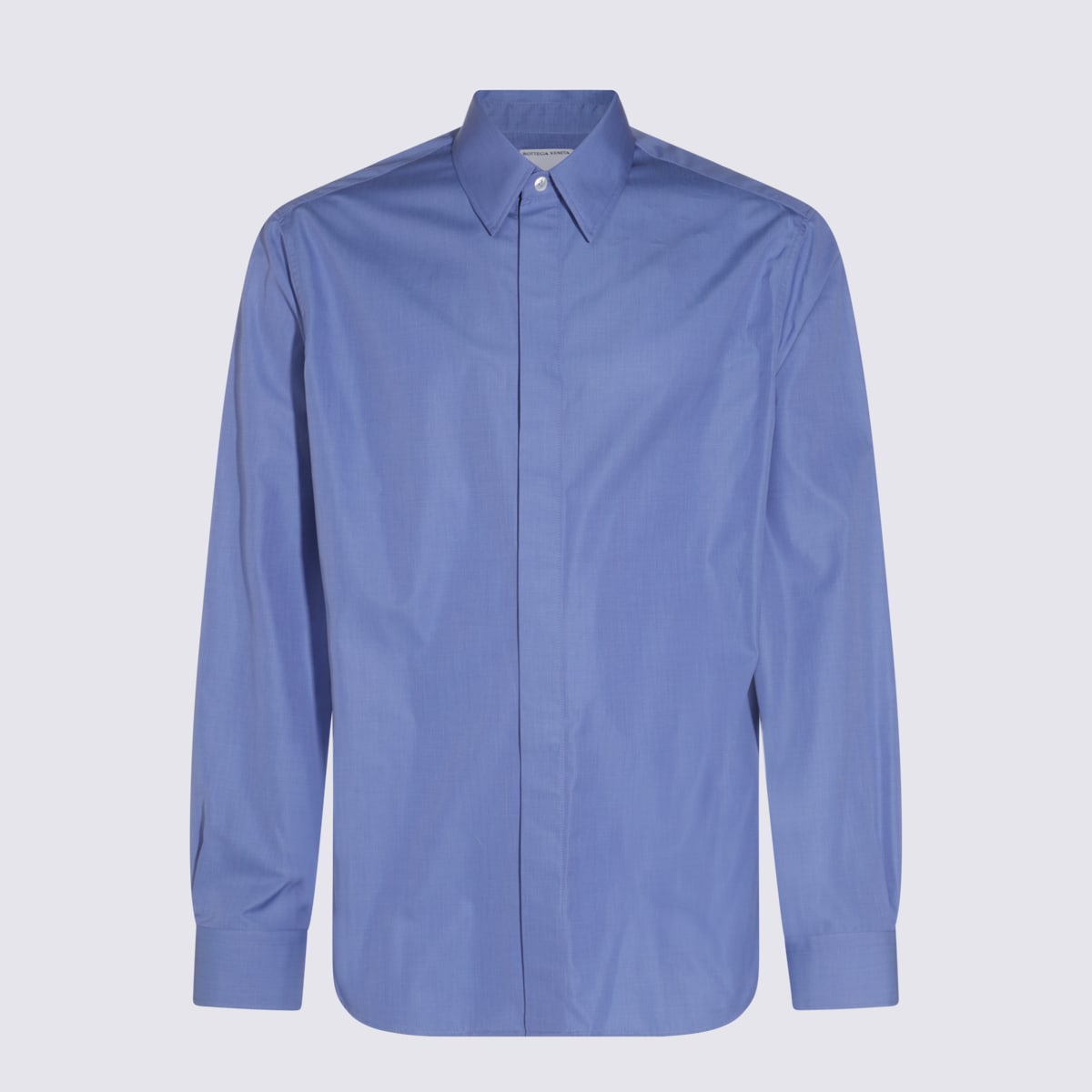 Bottega Veneta Blue Cotton Shirt