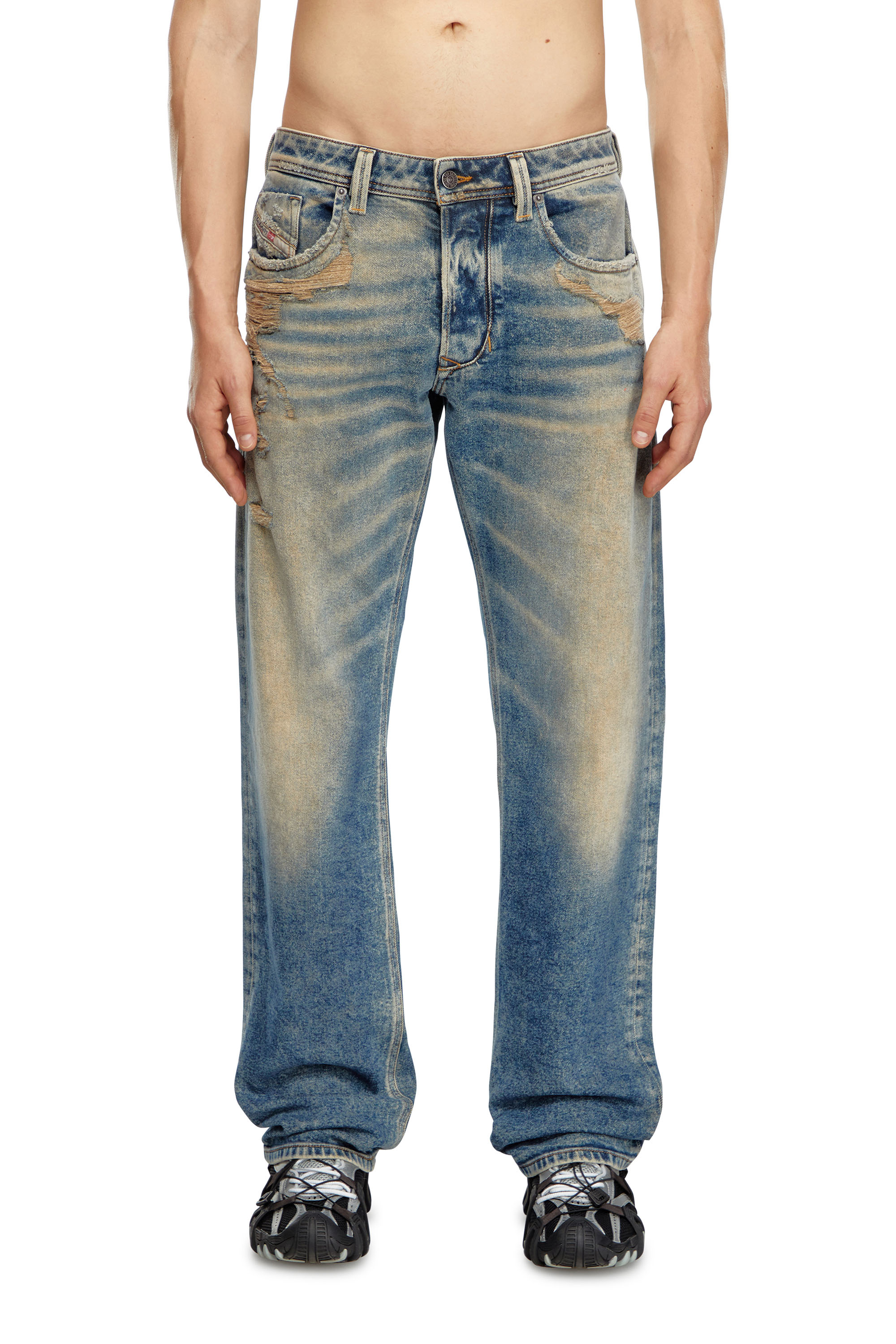 Diesel - Regular Jeans - 1985 Larkee - Jeans - Man - Blue