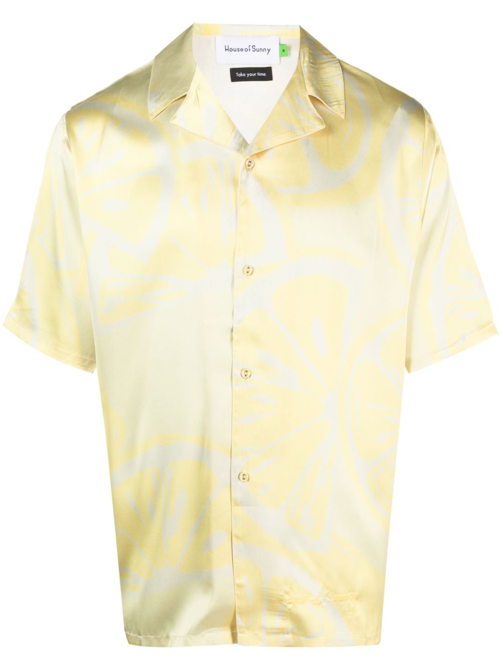 House of Sunny Sliced Lemons 短袖衬衫 - 黄色