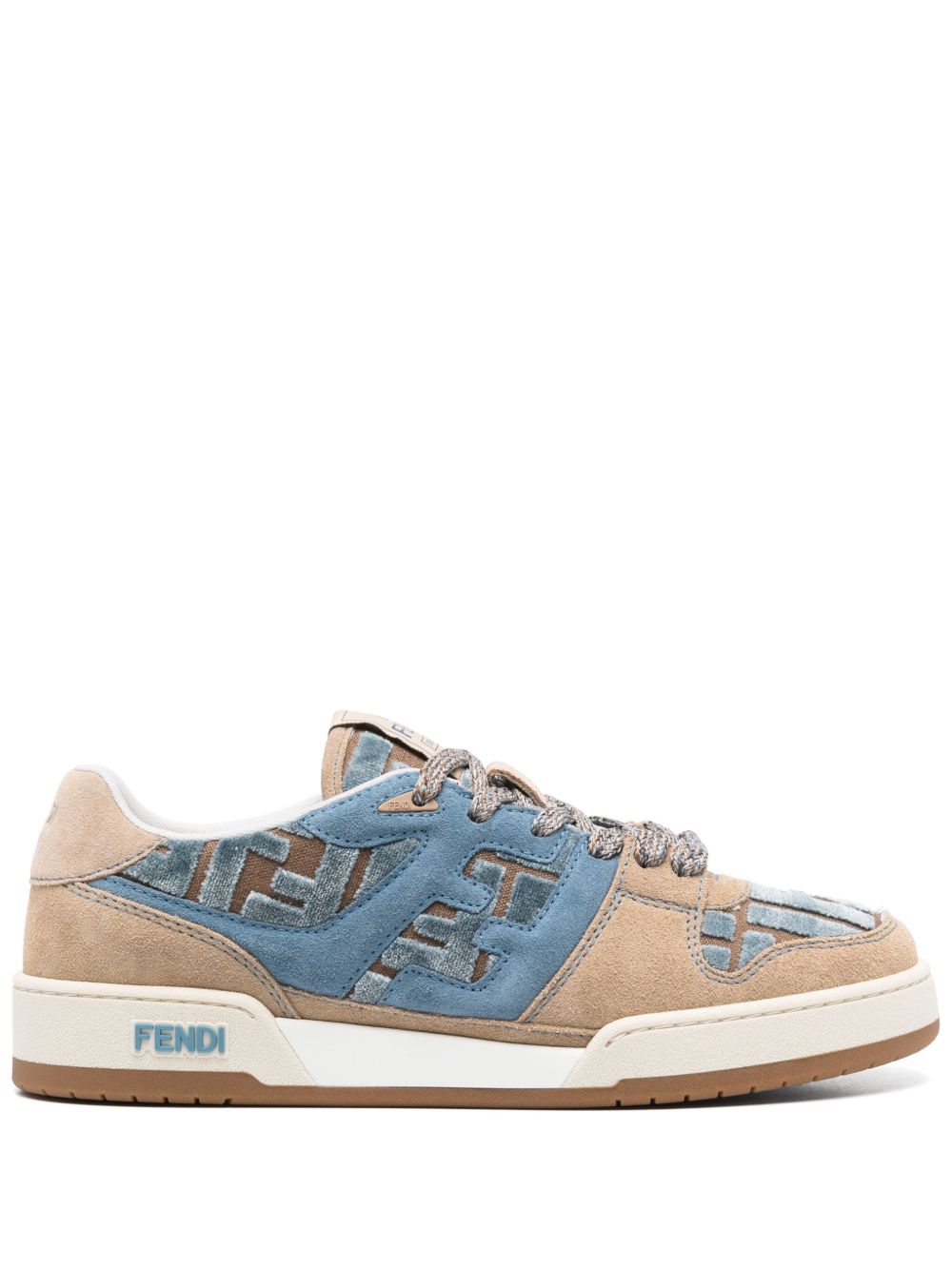 FENDI Match 运动鞋 - 褐色