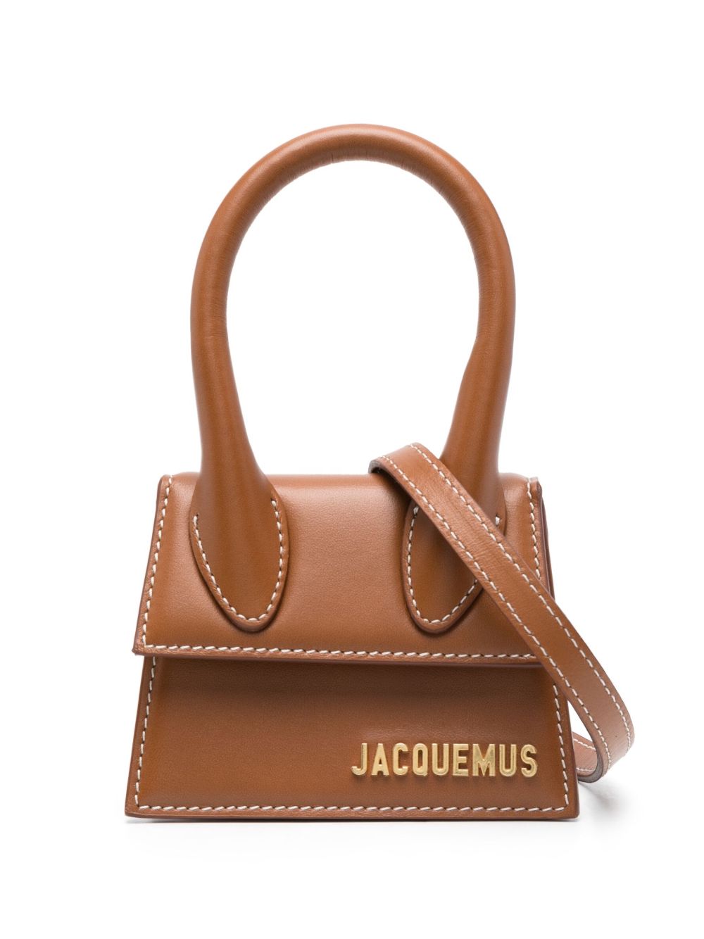Jacquemus Le Chiquito 皮质迷你包 - 褐色
