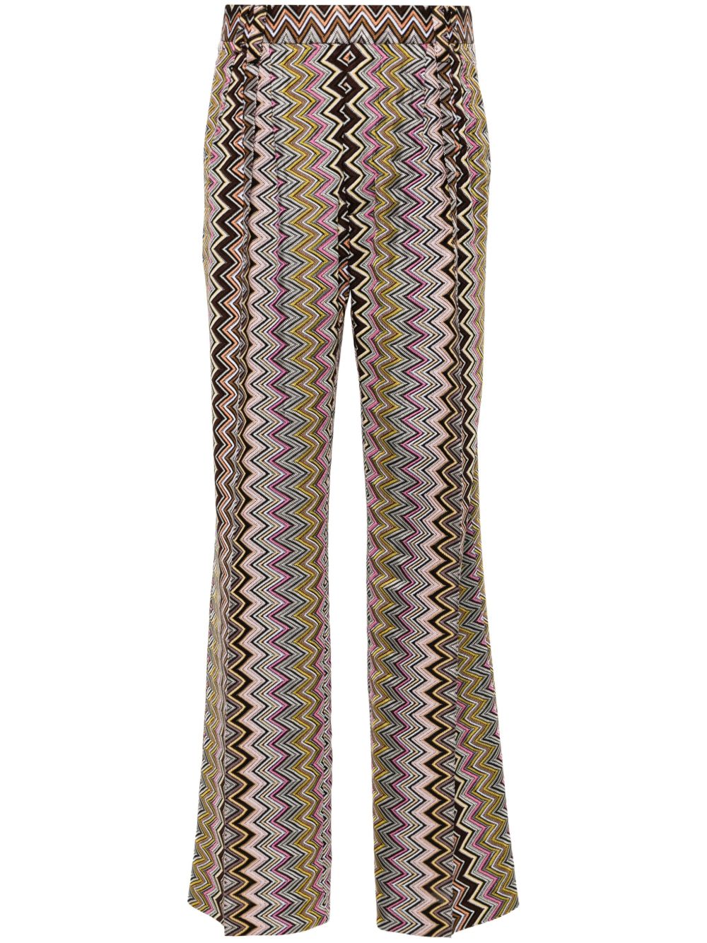 Missoni Zigzag 长裤 - 褐色