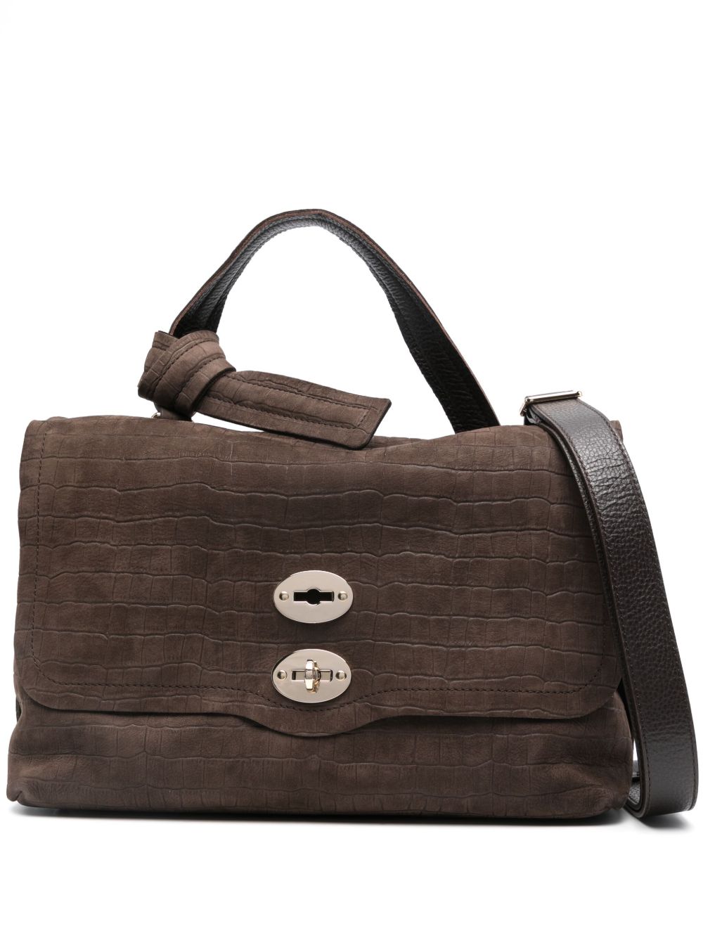 Zanellato Postina 中号斜挎包 - 褐色
