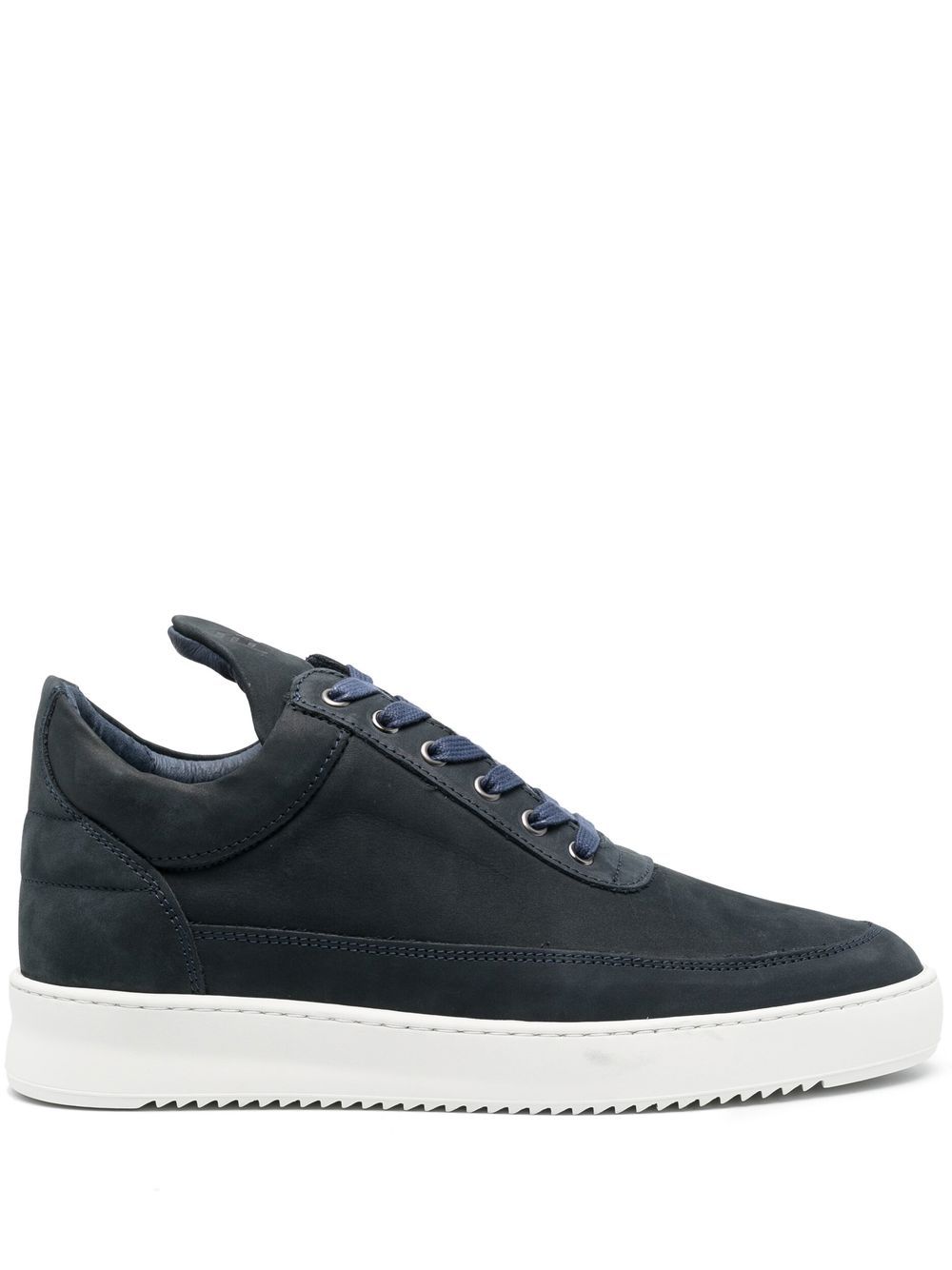 Filling Pieces 绒面皮低帮运动鞋 - 蓝色
