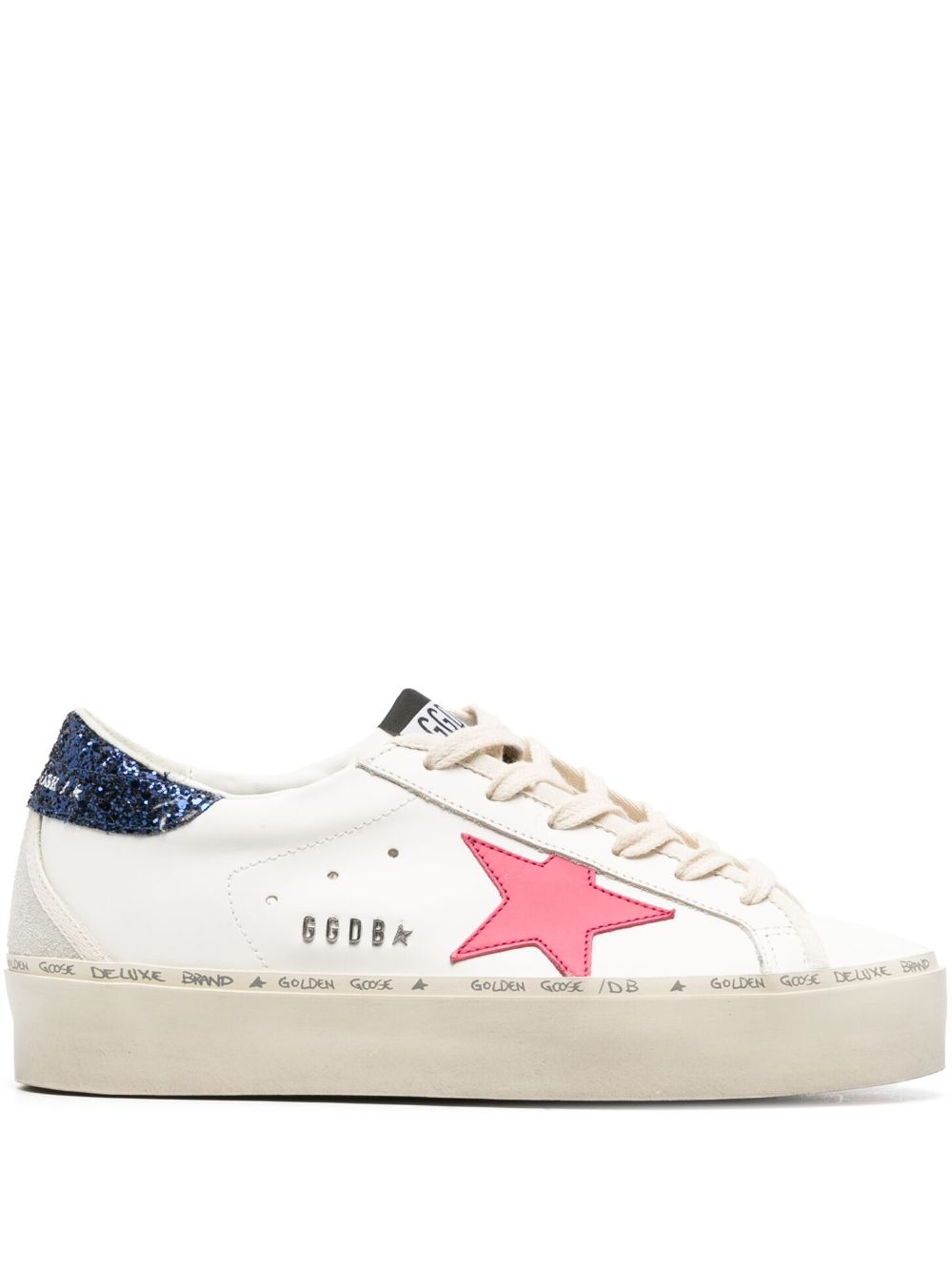 Golden Goose Hi Star 厚底板鞋 - 白色