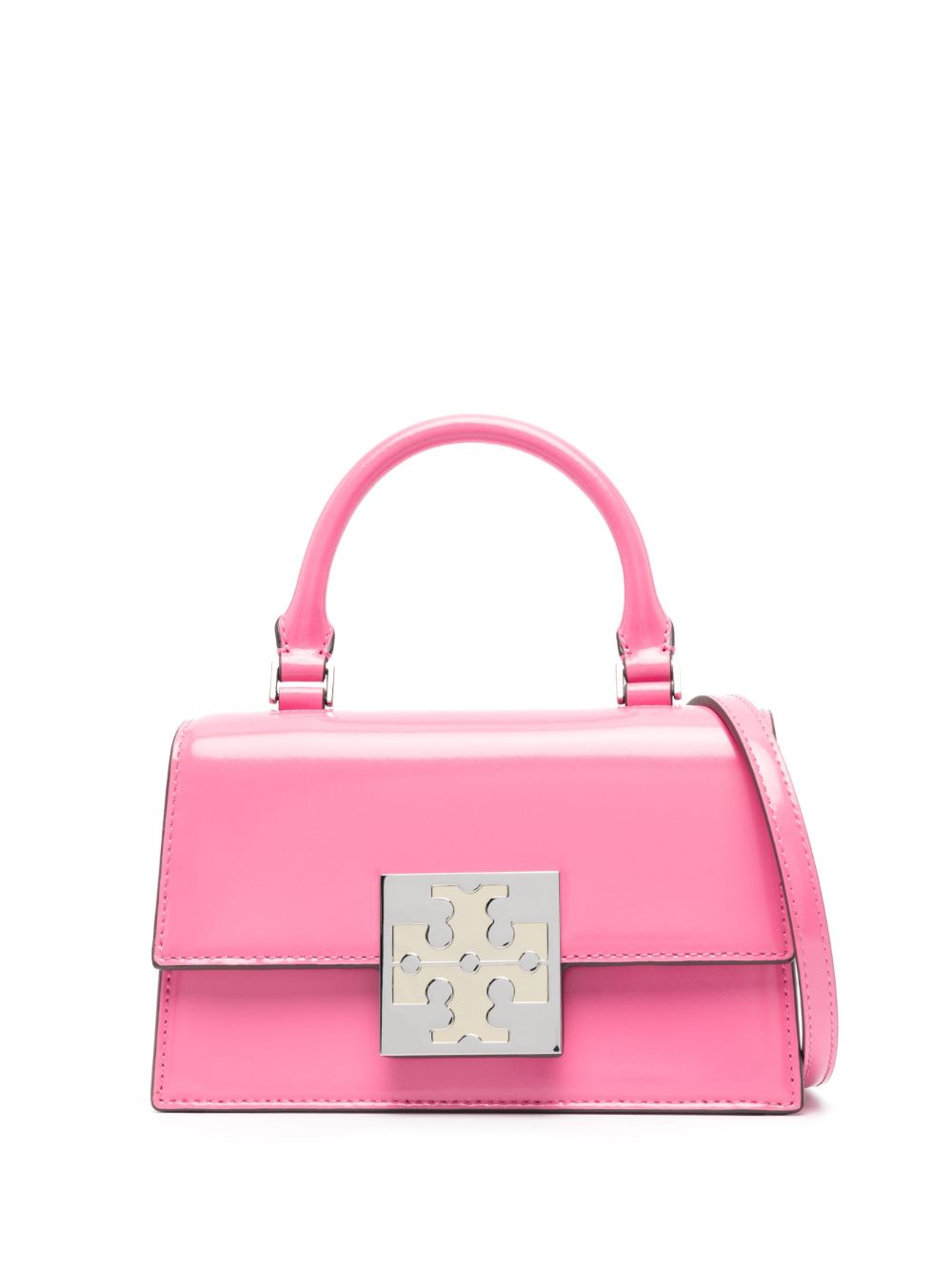 Tory Burch Bon Bon Spazzolato 迷你手提包 - 粉色