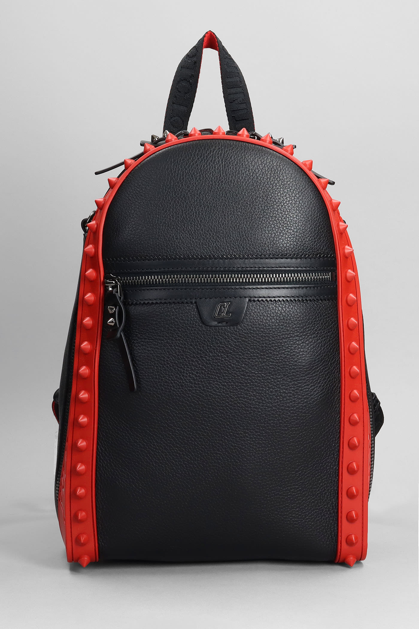 Christian Louboutin Backpack In Black Leather