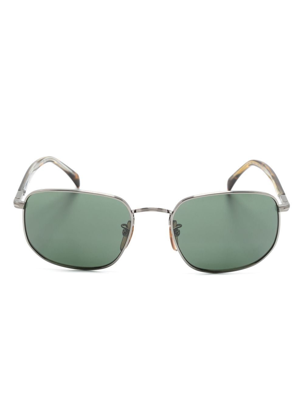 Eyewear by David Beckham 长方形框太阳眼镜 - 褐色