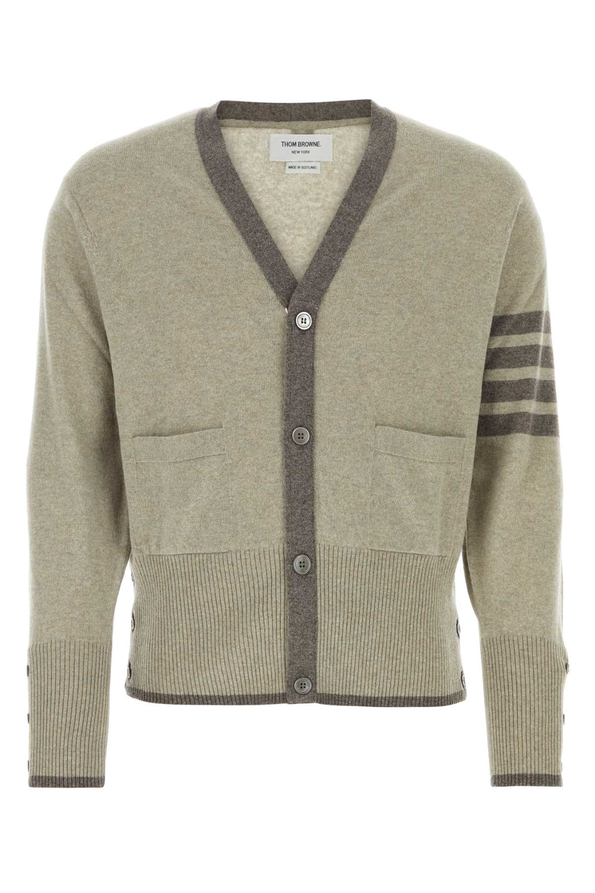 Thom Browne Cappuccino Cashmere Cardigan