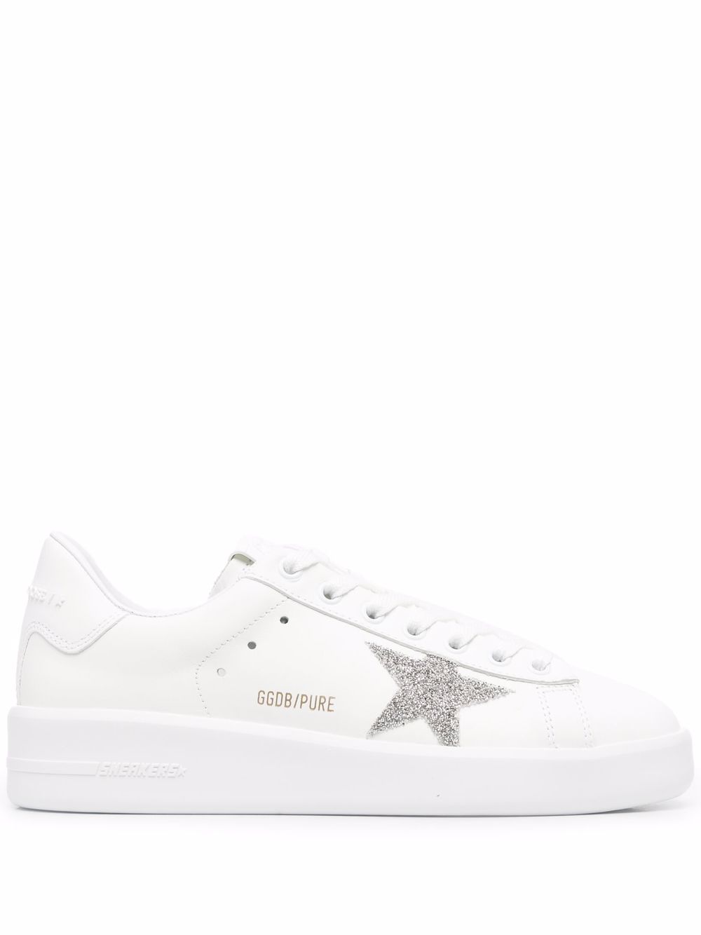Golden Goose Purestar 皮质运动鞋 - 白色