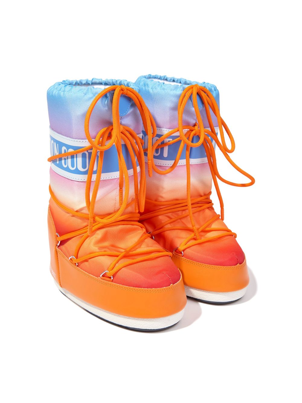 Moon Boot Kids Icon 雪靴 - 橘色