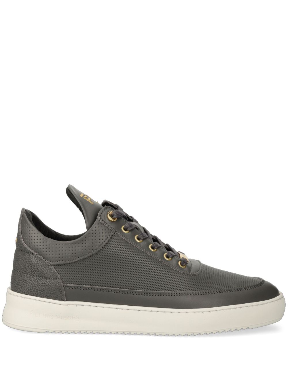 Filling Pieces logo刺绣板鞋 - 灰色