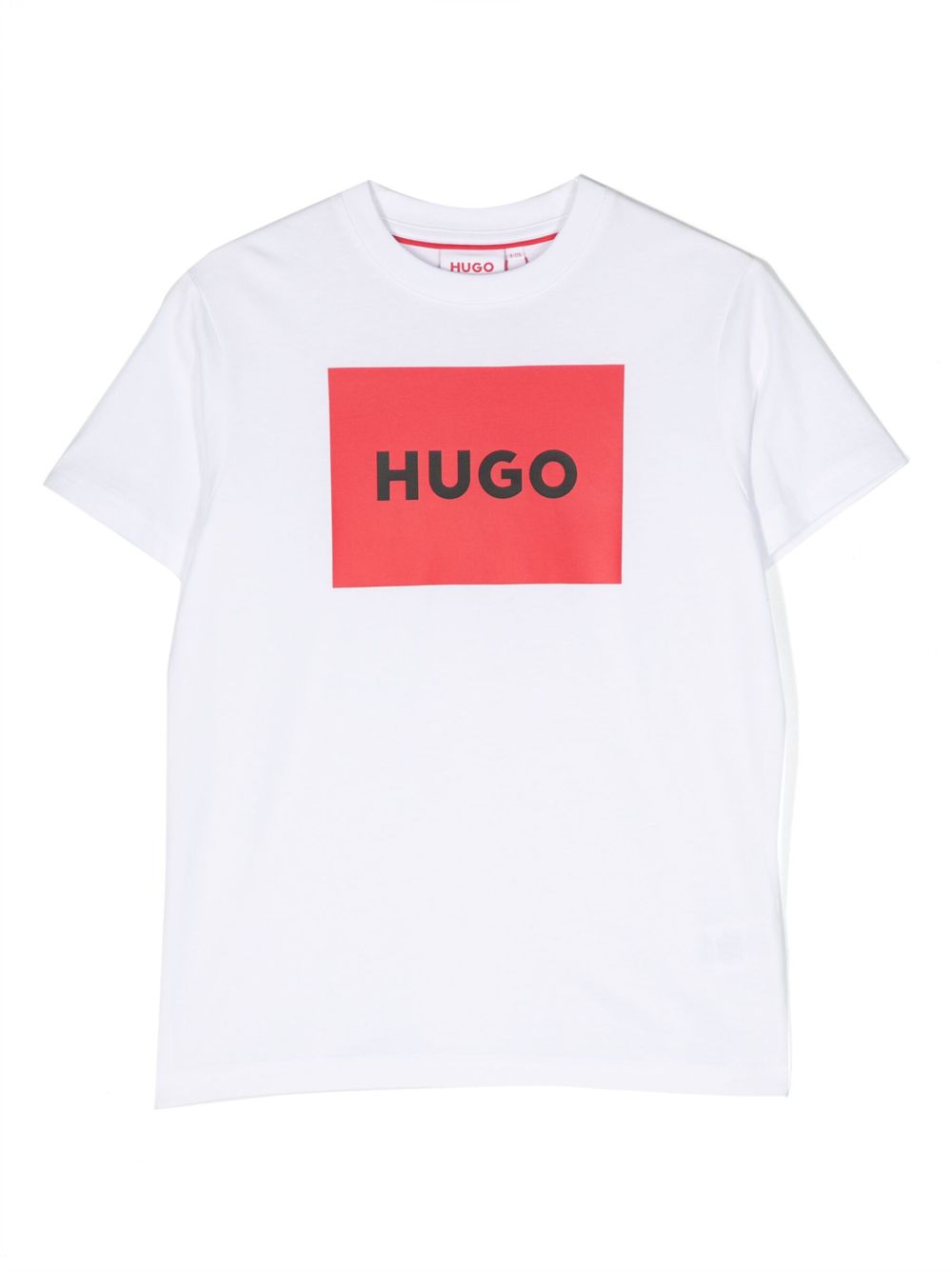 HUGO KIDS logo印花圆领T恤 - 白色
