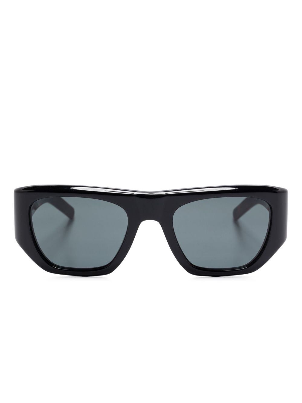 Saint Laurent Eyewear 方框太阳眼镜 - 褐色