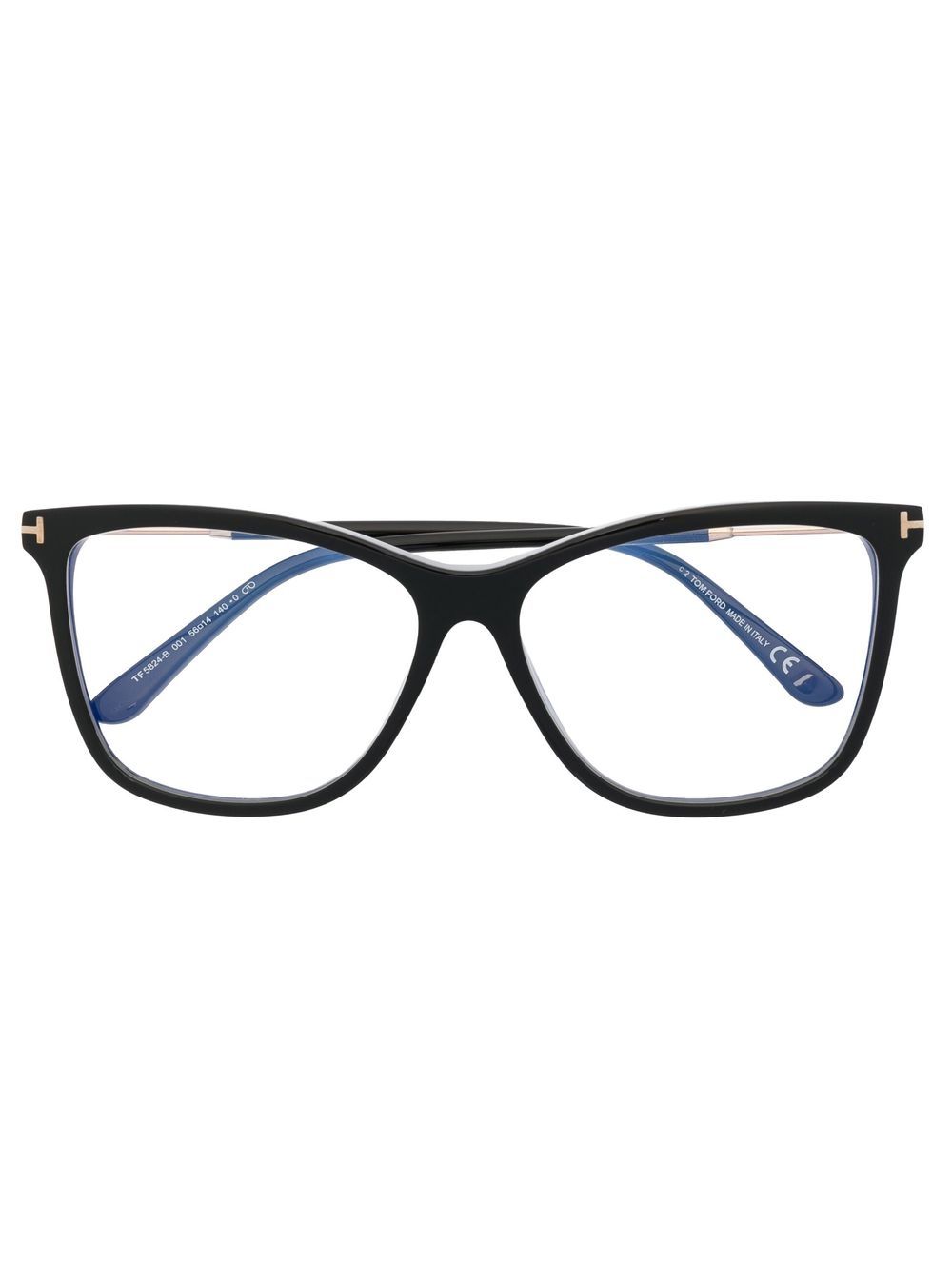 TOM FORD Eyewear 汤姆福特眼镜系列 Wayfarer 镜框光学眼镜 - 黑色