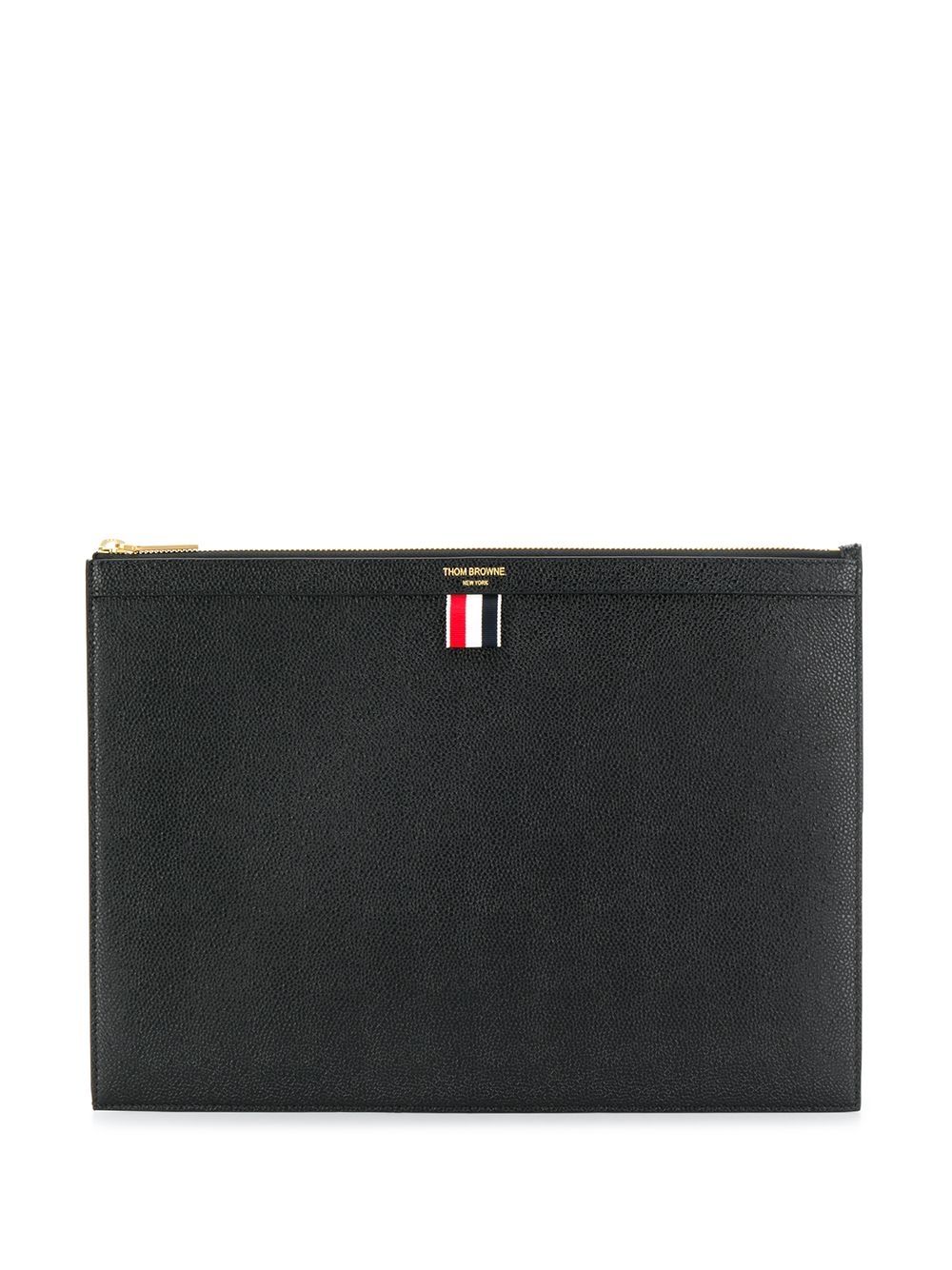 Thom Browne 罗缎织带边饰小袋 - 黑色