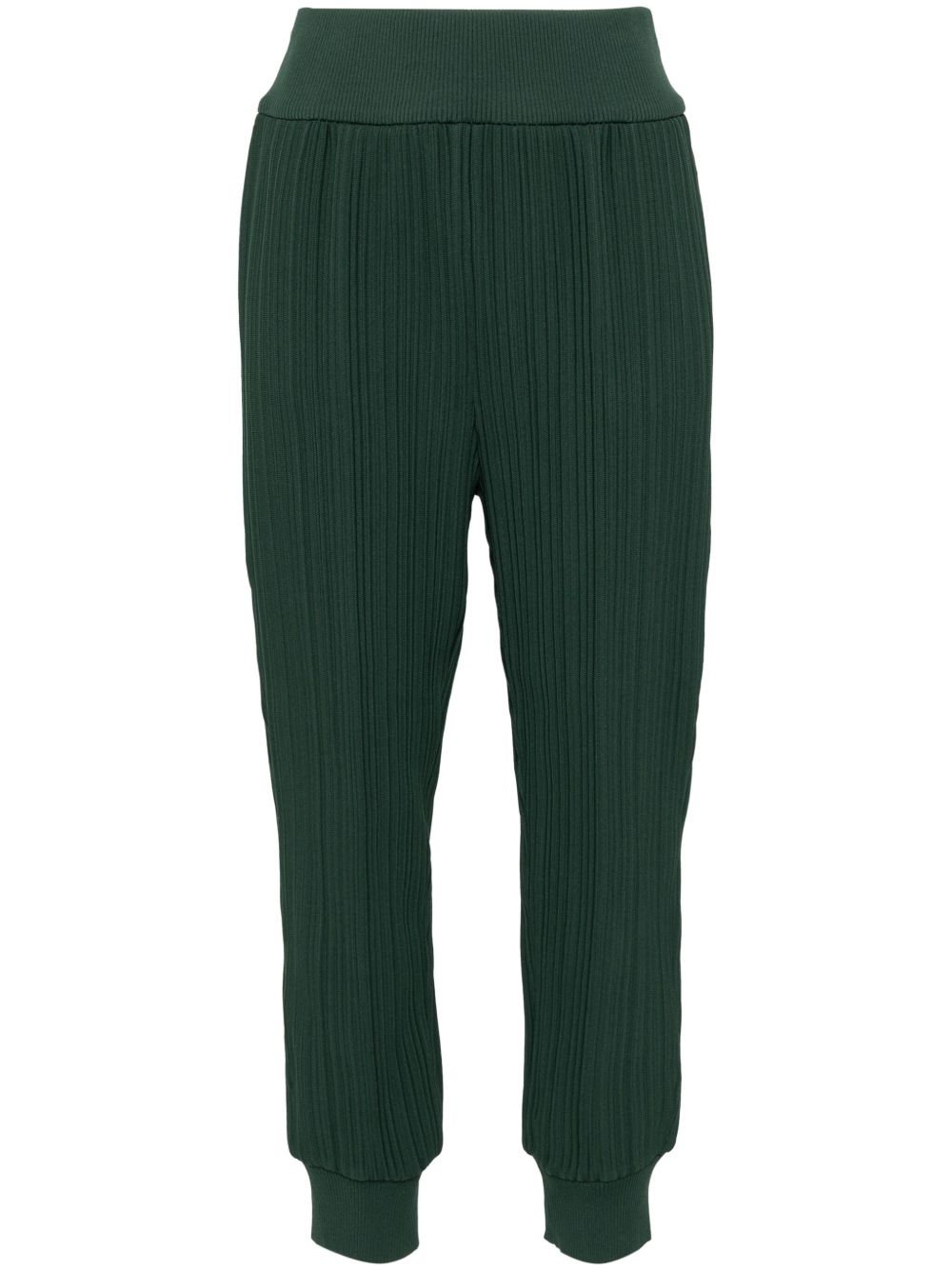 Pleats Please Issey Miyake 绉纱针织裤 - 绿色