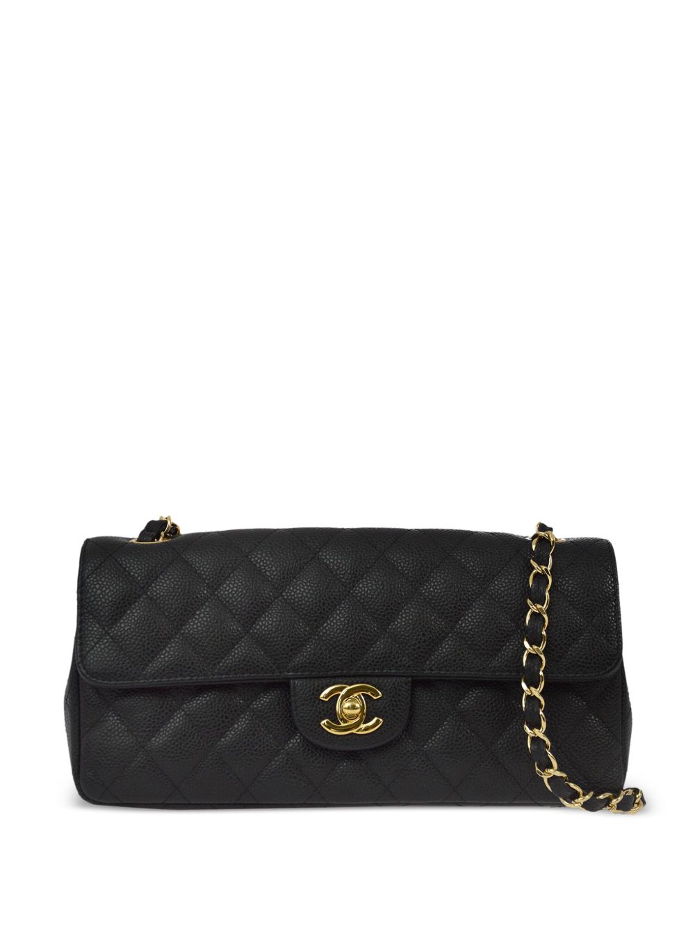 CHANEL Pre-Owned East West 单肩包（2009年典藏款） - 黑色