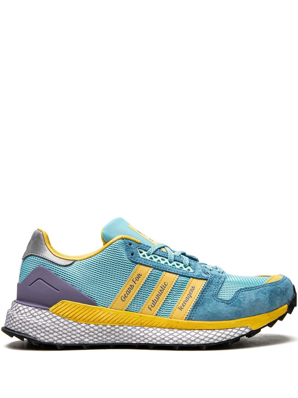adidas x Human Made Questar 系带运动鞋 - 蓝色