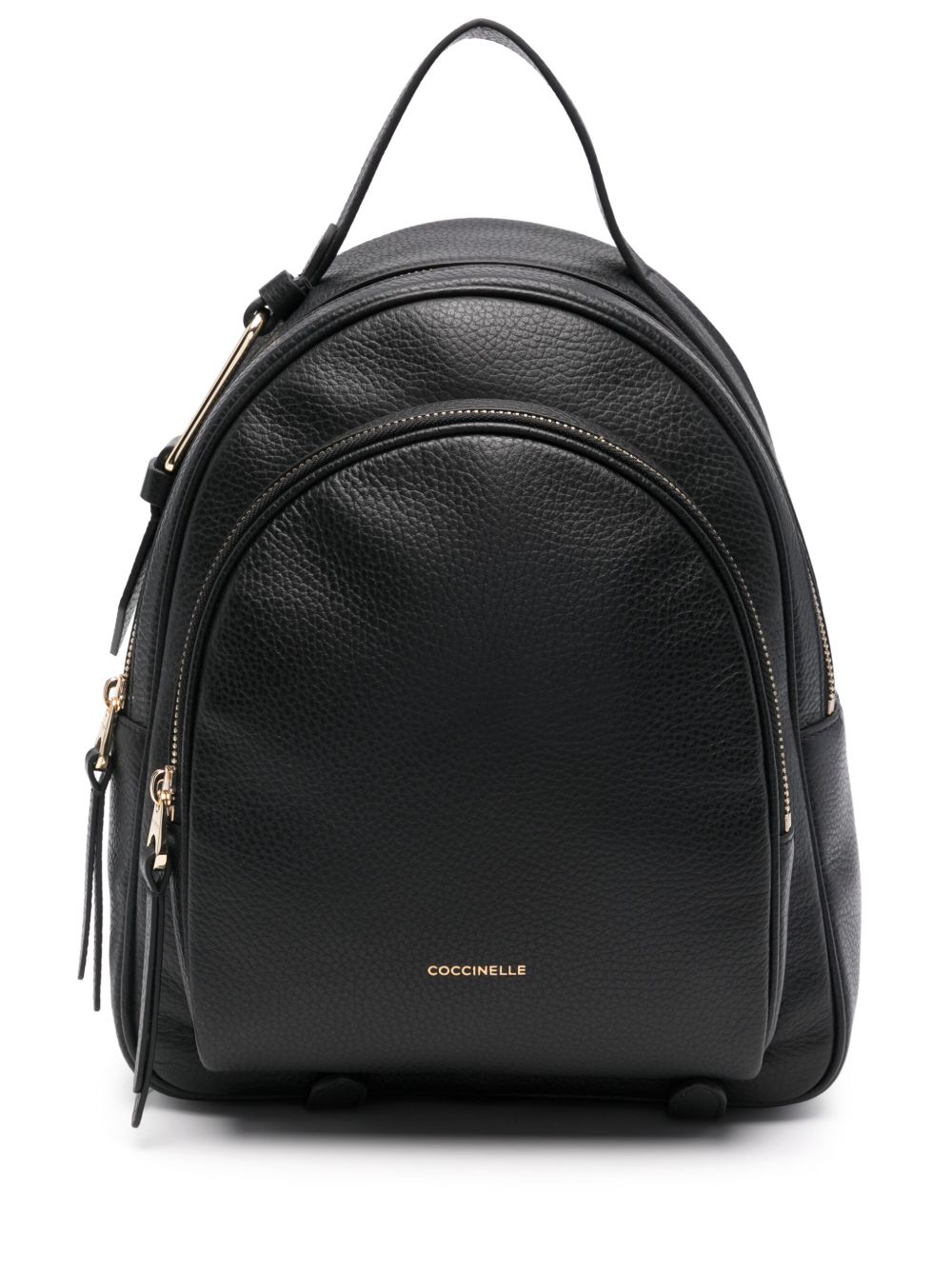 Coccinelle Gleen 中号双肩包 - 黑色