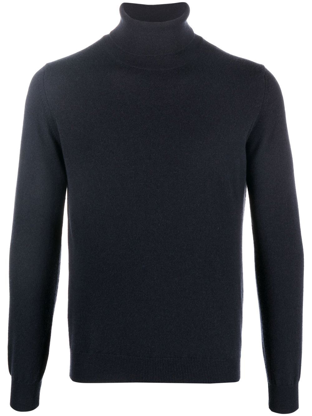 Corneliani 长袖高领毛衣 - 蓝色