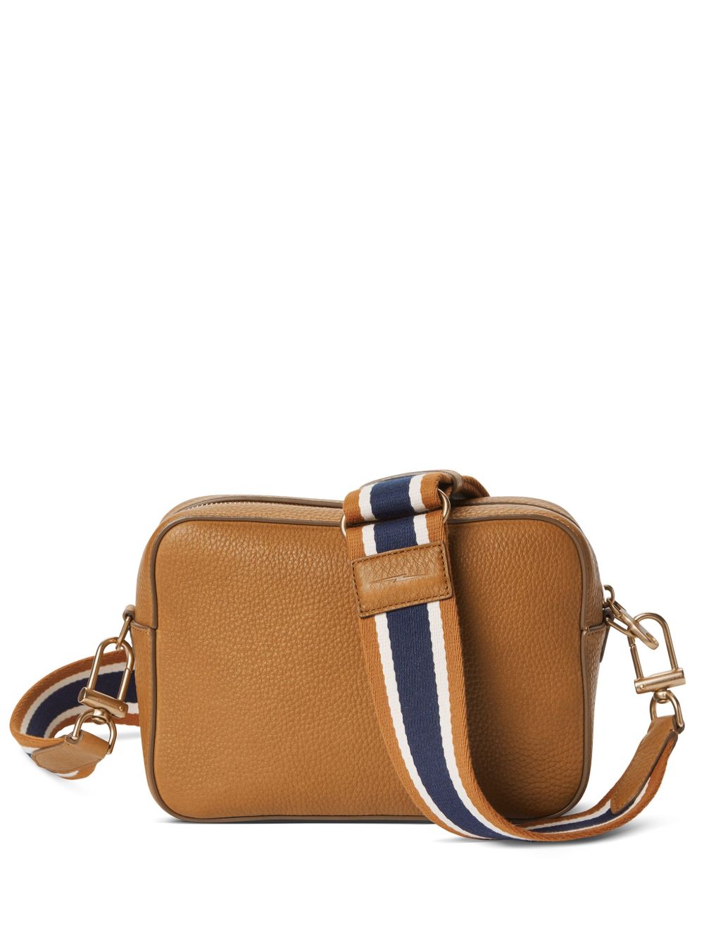 Shinola Camera 粒面皮质斜挎包 - 褐色