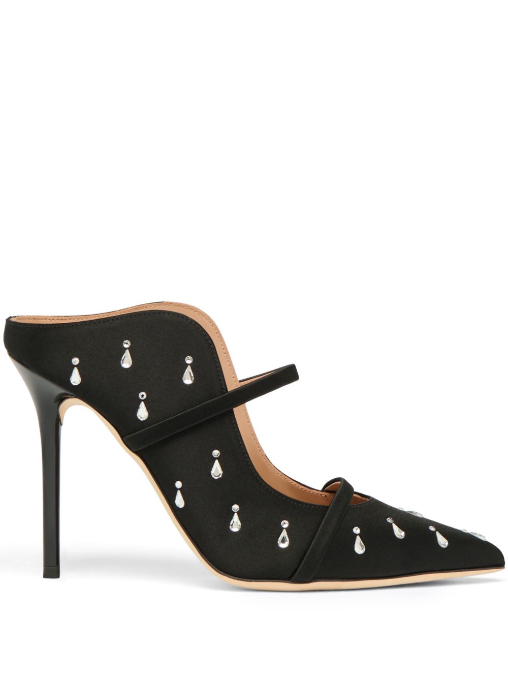 Malone Souliers Maureen 高跟穆勒鞋（10厘米） - 黑色